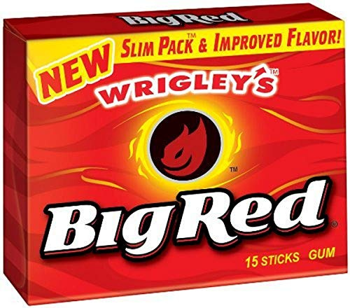 Wrigley's Kaugummi Big Red Zimt, 15 Streifen