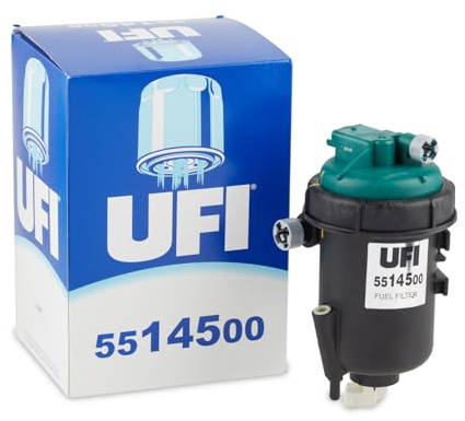 UFI Filters, Filtro Gasoil 55.145.00 | Filtro de Combustible Diésel de Recambio, Apto para Turismos, Apto para Modelos Fiat