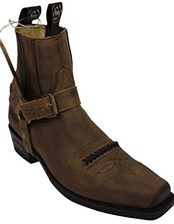 Sendra Cowboystiefel 6445 in braun incl. Roy Dunn´s Lederfett (43)