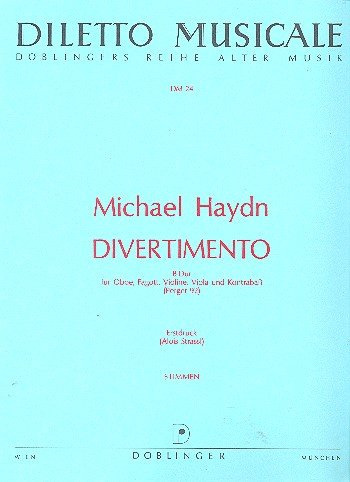 Divertimento B-Dur Perger92: für Oboe, Fagott, Violine, Viola