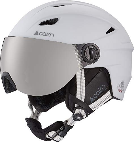 Cairn - Erwachsene Visor Skihelm Electron VIS S3, Snowboardhelm, Maximale Sicht, Anliegendes Visier, Einstellbare Belüftungen