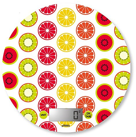 Pebbly 88-8033A Agrumes Balance de Cuisine Electronique Rond