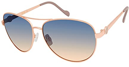 Jessica Simpson Women's J5596 Classic Metal Aviator Pilot Sunglasses with UV400 Protection - Glamorous Sunglasses for Women, 60mm