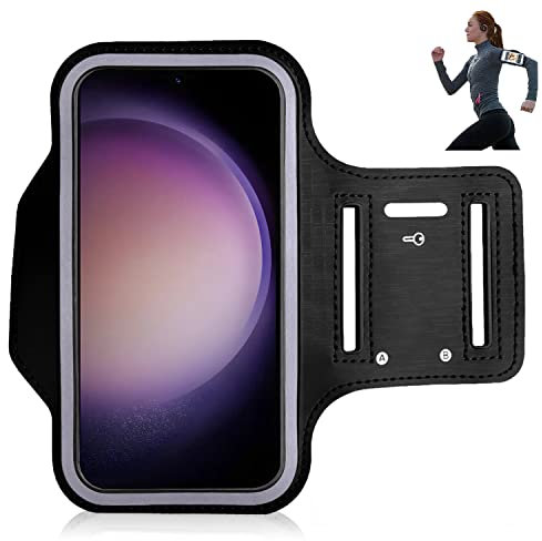 Fascia da braccio per Samsung S25 Edge/A26/A36/A56/S25/S25+/S25 Ultra/S24/S24 Ultra/S24 FE/S23 FE/S23/S23+/S23 Ultra/A34/A54/A14/A04s Fascia da braccio, Sport Corsa Jogging Walking, Allenamento ed
