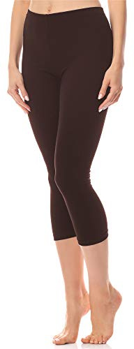 Antié Leggings för Dam 3/4 AN60-101(Brun,L)