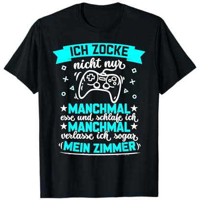 Gocker Video Gamer Spiele PC Lustig Gaming Spruch Geschenk T-Shirt