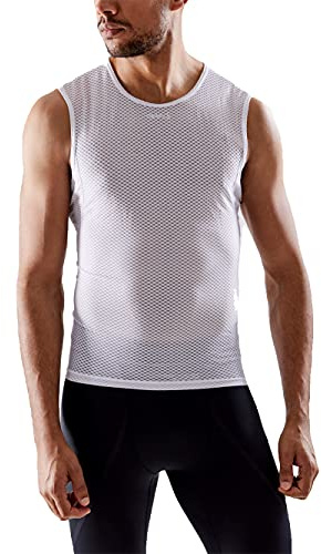 CARFT Cool MESH Superlight Sleeveless Baselayer Men White