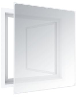 Windhager Insektenschutz und Sonnenschutz Magnetrahmen Fenster, Magnet-Rahmen für Fenster, Fliegengitter, werkzeugfreie Montage, Selbstbausatz 100 x 120cm, weiß