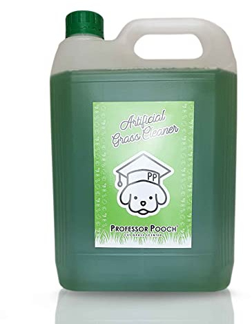 Professor Pooch Artificial Grass Cleaner for Dogs and Pet Friendly Disinfec | Everyone wants their dog to have a safe place to run outside, whether it be a kennel, play area or dog run, so Professor Pooc