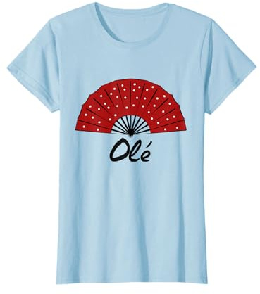 Español España Flamenco Ole Camiseta