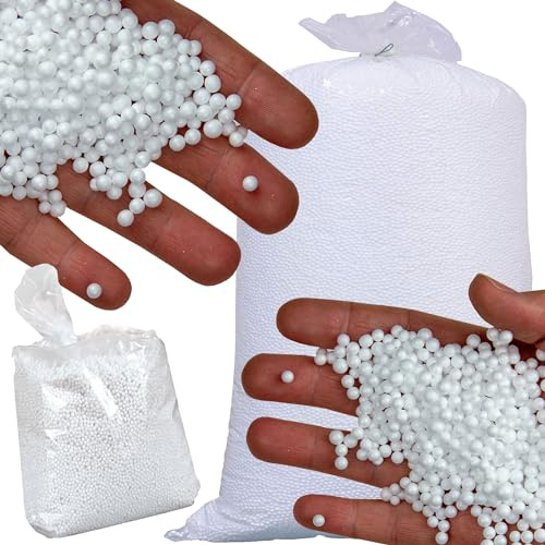 STORM TRADING GROUP Bean Bag Filler Refill Booster Polystyrene Extra Top Up Bead Bag Beans Balls Various Bags (2 Cubic Feet)