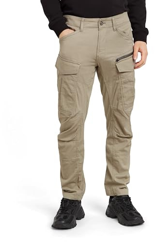 G-Star Homme Pantalon Zip Cargo 3D Tapered, Beige (dune D25665-D846-239), 30W / 32L