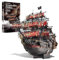 Piececool 3D Puzzle Metall Piratenschiff Queen Anne's Revenge, 3D Metall Puzzle Segelboot Schiffsset, Modell Schiffs für 340 Edelstahl, Geburtstagsgeschenk, Modellbausatz Erwachsene, 439 Teile (Rot)