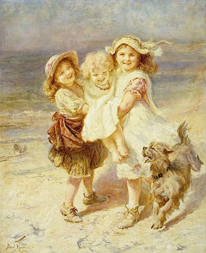 XSBPDPII Ölgemälde Leinwand Malerei Poster Leinwand Plakat Ein am Strand von Frederick Leinwandbilder Bild für Wanddekoration 60x90cm
