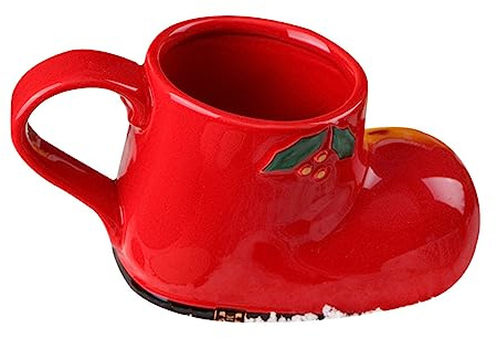 IMIKEYA Jolie Tasse En Céramique En Forme De Botte Tasse À Café Décorative Tasse À Eau Multifonction Pour Les Occasions