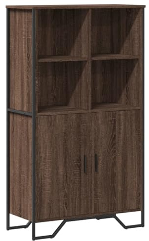 vidaXL Highboard Eichen-Optik 79,5x35,5x137,5 cm Holzwerkstoff