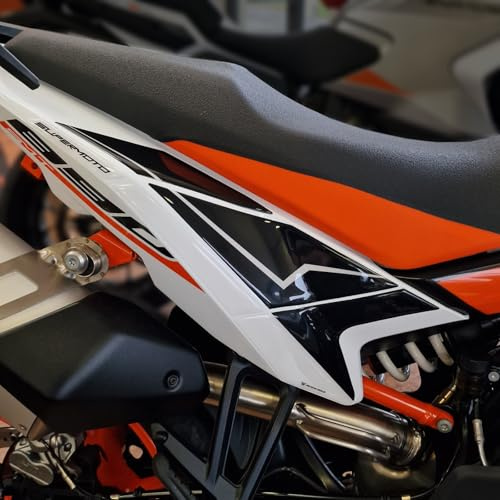 Resin Bike Motorbike 3D Stickers Compatible with KTM 890 SMT 2023-2026. Side Fairings from Impact and Scratches. Sticker 3D Resin Gadget Moto