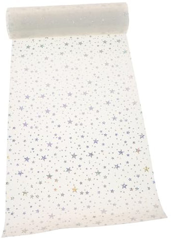 ADOCARN 1rolle Pvc Transparentes Bastelmaterial Mit Funkelndem Sternmuster Für -stifte Taschen Und Kunstprojekte Kreative Bastelbedarf