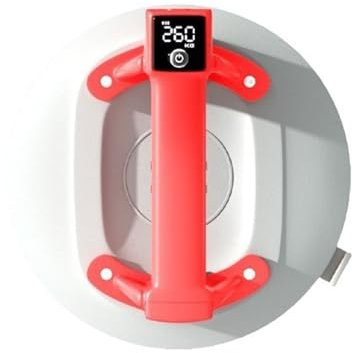 TYYMSMK Ventosa eléctrica, 260 kg, herramientas de manejo de azulejos de vidrio de succión grande, aireación automática, pantalla digital inteligente, portátil, seguro y eficiente