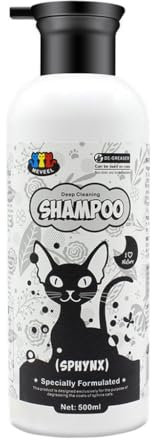 YPREWY Reinigendes Katzen-Shampoo, 500 ml, hält Ihre Haustiere und Fellpflege, mildes Gelzubehör