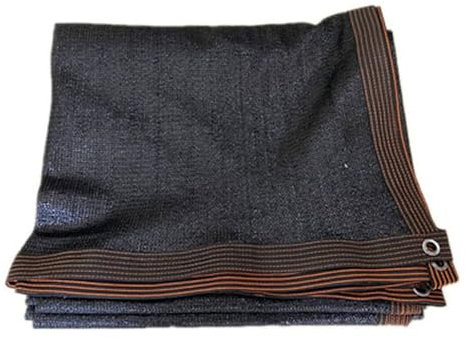 PanHuiWen Voile D'Ombrage Rectangulaire 2x3 Toile Ombrage ImperméAble sur Mesure Filet D'Ombrage De Jardin Tissu D'Ombre Filet Dombrage Noir,6x8m