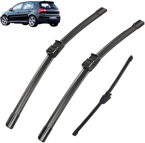 Huiloogye Wischer Front Und Heckscheibenwischer-Set Für VW Golf 5 V 1K MK5 2003-2009, Scheibenwischer Heckwischer Vorne + Hinten