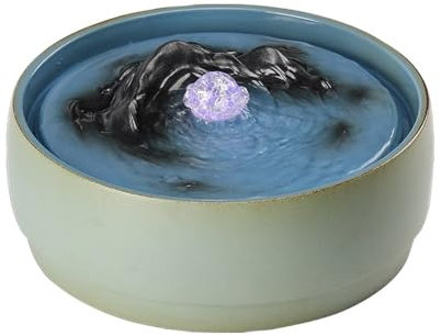 Fontana da interni Feng Shui Fontana da tavolo for il relax con decoro di acqua corrente Home Fontana