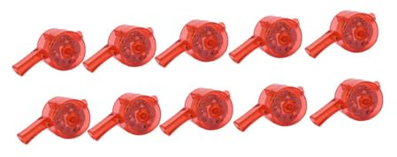 FRCOLOR 12 piezas Silbatos Luminosos Portátiles con Luz para Fiesta y Carnaval Silbatos de Animación para Reuniones y Despedidas Colores Aleatorios Color Aleatorio Color Aleatorio