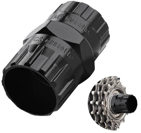 Fogbush Zahnkranzabzieher,Kettenpeitsche,DrehhüLse,Ritzelabzieher,Kompatibel Mit 8/9/10-Gang Kassetten,Leicht Abnehmbar Fahrradkassette,Kassettenabzieher,Das Fahrradrad Sichern für Bike