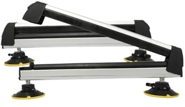 OLQYBD 2 Packs Suction Cup Bike Rack for Car, Roof Suction Cup Rack Universal Holder for Ski Snowboard Sled, Portable Mounted Carrier for Winter Sports & Cycling