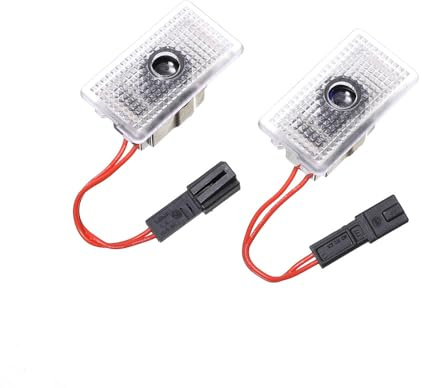 Car Door LED Logo Projector Courtesy Lights for Tesla Model Y 3 S X 2017-2024, 2 Pcs, 4K-HD Ghost Shadow Welcome Lights