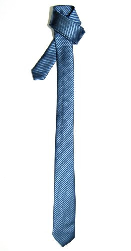 Retreez Corbata fina para hombres con textura de rayas