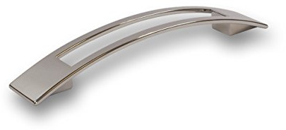 SIRO Möbelgriff Erwitte, Modern, Zinkdruckguß - Chrom glänzend, LA 128 mm, 2113-168ZN1
