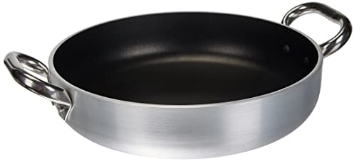 Pentole Agnelli ALSA2110S28 Pfanne mit Griffen, Aluminium, Silber, 28 cm