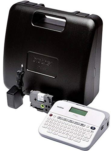 Brother PT-D400VP Beschriftungsgerät (für 3,5 bis 18 mm breite TZe-Schriftbänder, bis zu 20 mm/Sek. Druckgeschwindigkeit)