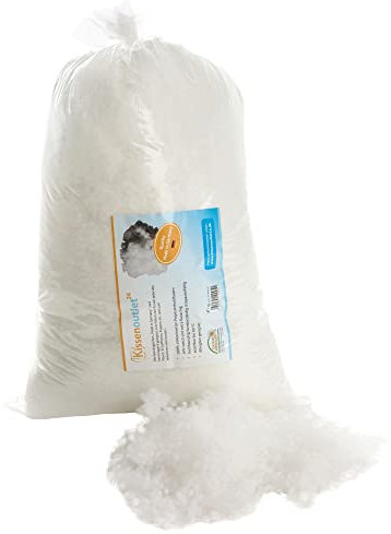 Kissenoutlet24 1kg Faserkugeln aus 100% Polyesterhohlfasern super weich waschbar antiallergisch Füllmaterial Made in Germany