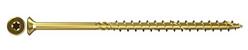 FISCHER 659334 Spanplattenschraube FPF-ST 8,0 x 300 Teilgewinde YZP 50 (50 Stück)