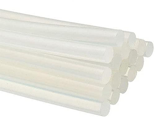 Dapetz ® Hot Glue Gun Sticks 30Pcs 11mm X 200mm Long for Craft Adhesive Clear Mini for Most Small Hot Melt Glue Gun Clear Hot Melt Adhesive Sticks Perfect for DIY Craft Projects and Sealing