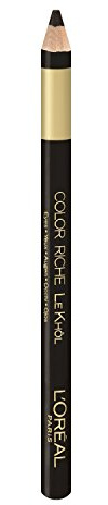 3 x L'Oreal Paris Color Riche Le Khol Eyeliner - 101 Midnight Black