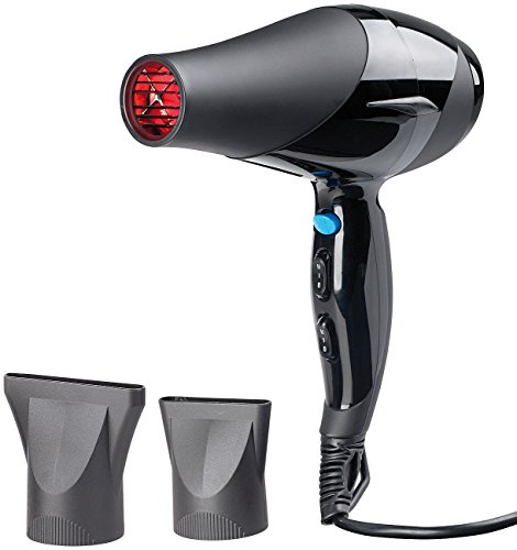 Sichler Beauty Föhn: Profi-Infrarot-Haartrockner, 2 Gebläse- & 3 Temperaturstufen, 2.000 W (Infrarotföhn, Geschenk Geschenkidee Frau Dame Bad Badezimmer Senioren Haarstyler Premium Power)
