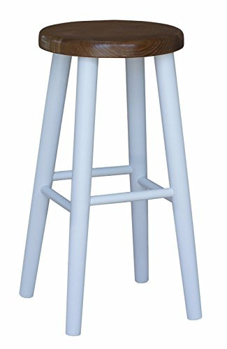 k koma RUND BARSTUHL 61CM BUCHENHOLZ HOCKER NEU WEIß LOFT Restaurant (Eiche)