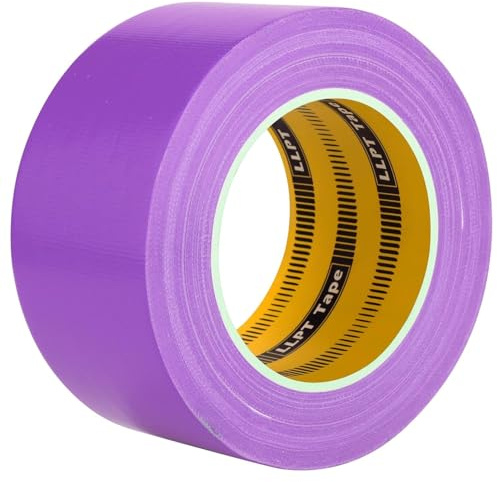 LLPT Cinta Americana Púrpura 60mm x 30m x 0,23mm Tela Calidad Adhesivo