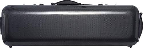 Geigenkoffer Fiberglass Safe Oblong 4/4 point schwarz - marineblau M-Case + Musiktasche