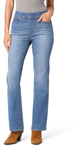 Levi Strauss Signature Gold Women's Totally Shaping Pull-On Bootcut Jeans High-Rise Stretch Denim (Also Available in Plus Size), Sea Ranch 5d, 10 Short