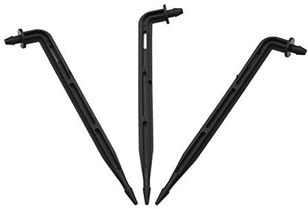 Sprinkler-Bewässerungsrohrarmaturen 3mm-Ellenbogen-Pfeil-Dripper-Gebogene Ellenbogen-Dripper-Dripper-Gartenpflanzen Micro-Tropf-Bewässerung Tropfer 3/5mm Schlauchschnittstelle 400