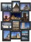 SONGMICS Marco de Fotos Múltiples, 12 Marcos de Fotos Collage para Pared, Marcos de Fotos 10 x 15 cm, Decoración de Pared, Requiere Montaje, Negro Tinta RPF26BK