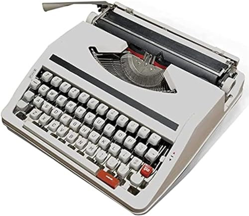 Manuelle Retro-Schreibmaschine, kreative mechanische englische Schreibmaschine, Vintage-inspirierte funktionale Heimdekoration, freies Schreiben, ideal für Briefe, Basteln.