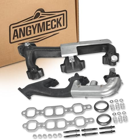 Exhaust Manifold Pair Left & Right Side Compatible With Chevrolet C1500 C2500 C3500 K1500 K2500 K3500 1988-1995 Compatible With GMC C1500 C2500 C3500 K1500 K2500 K3500 1988-1995 674-156 674-157