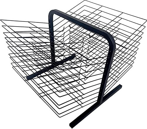 QUSYZD Kunst-Trockenständer, Kunst mit Regalen, Mobile Klassenzimmer, Desktop-Kunst-Trockenständer für Kinder, Kunststudios, Trockenständer, für Bildungsprodukte, Schreibtisch-O,20floors-