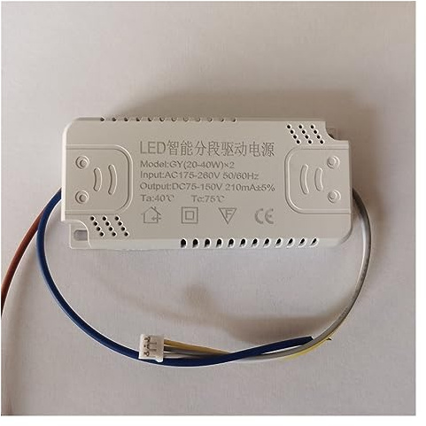 Alimentatore a led a corrente costante faretto da incasso alimentatore di partenza lampada piatta lampada da soffitto trasformatore raddrizzatore a tre colori(8-24W*2)